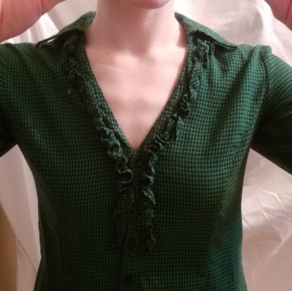 Gingham top - Picture 2 of 4